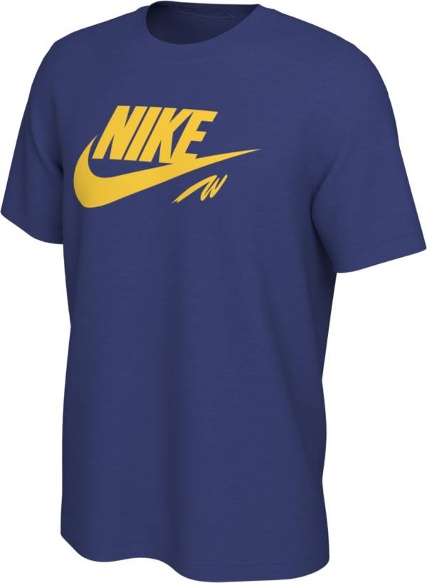 Nike Men's Golden State Warriors Blue Futura T-Shirt