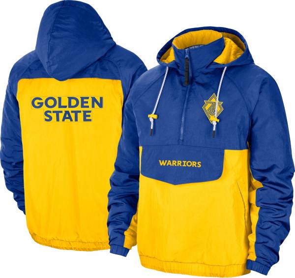 Nike Men's 2021-22 City Edition Golden State Warriors Blue ½ Zip Jacket