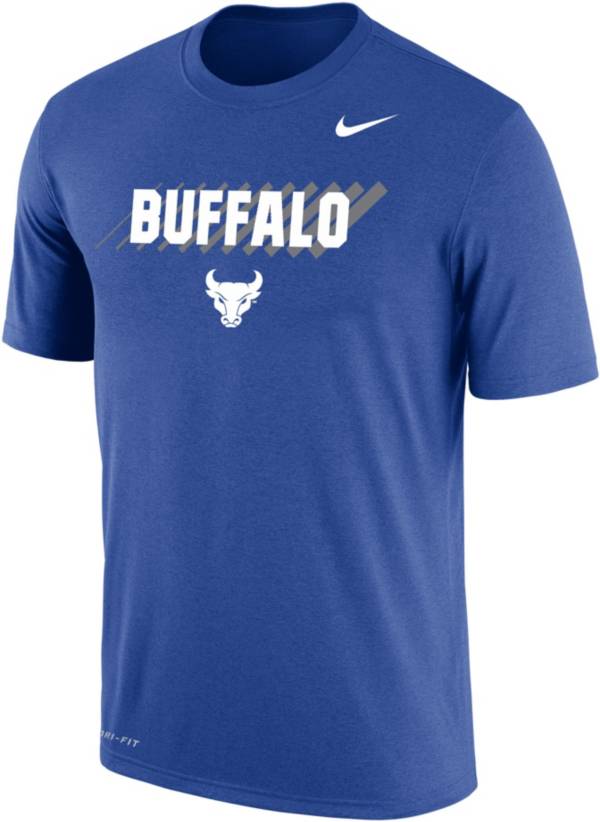 Nike Men's Buffalo Bulls Blue Dri-FIT Cotton T-Shirt product image