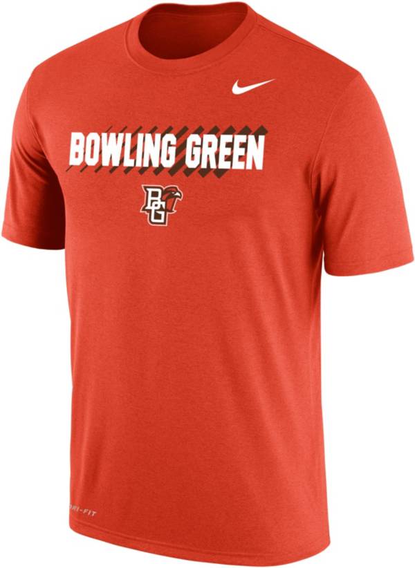 Nike Men's Bowling Green Falcons Orange Dri-FIT Cotton T-Shirt product image