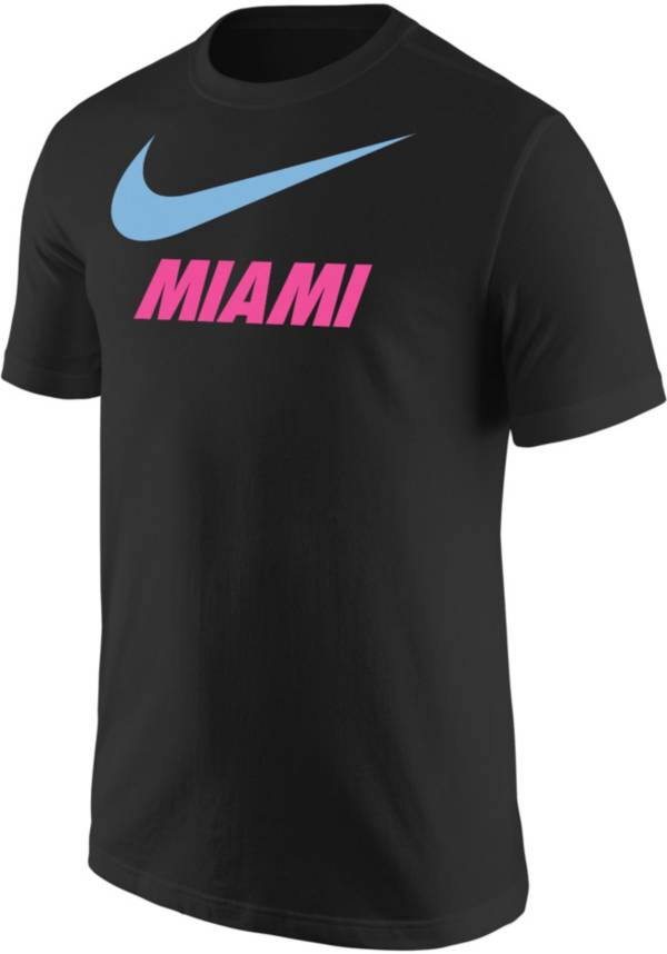 Nike Men's Miami City Black T-Shirt