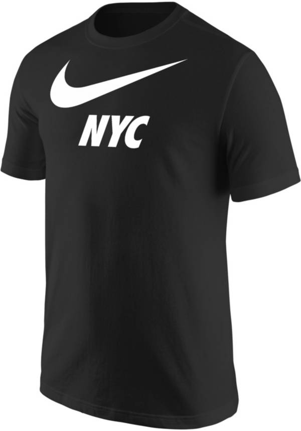 Nike Men's New York City 'NYC' Black T-Shirt