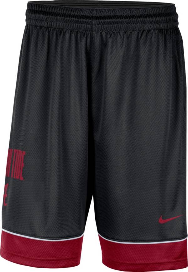 Nike Men's Alabama Crimson Tide Black Dri-FIT Basketball Shorts