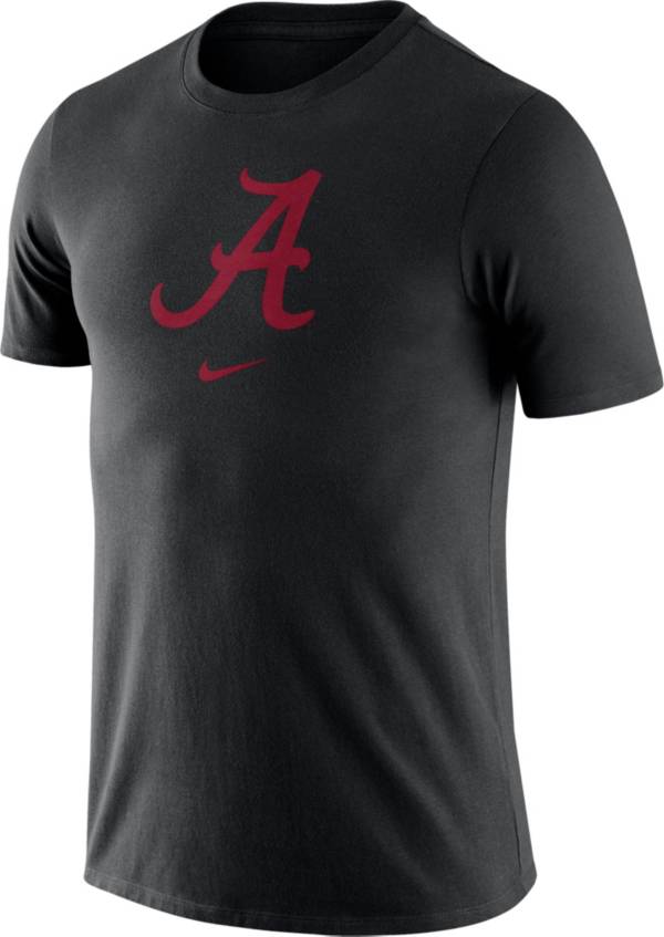 Nike Men's Alabama Crimson Tide Essential Logo Black T-Shirt product image
