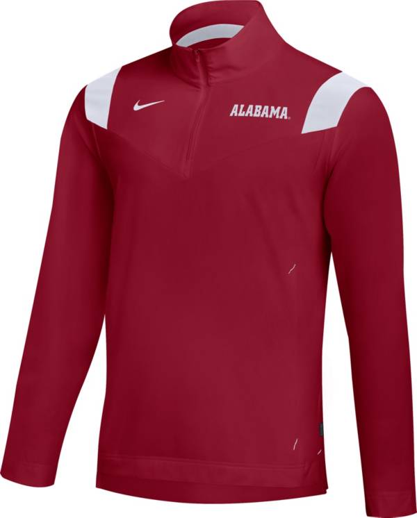 Nike Men's Alabama Crimson Tide Crimson Football Sideline Coach Lightweight Jacket