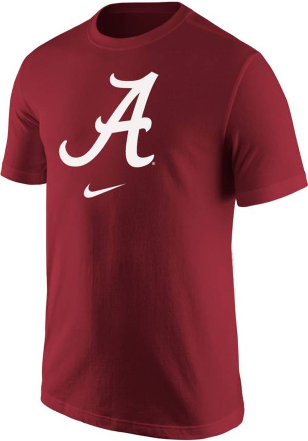 Nike Men's Alabama Crimson Tide Crimson Core Cotton Logo T-Shirt