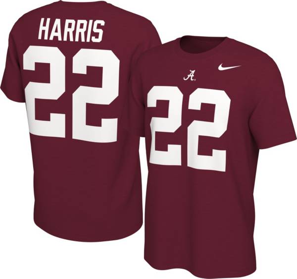 Nike Men's Alabama Crimson Tide Najee Harris #22 Crimson Football Jersey T-Shirt