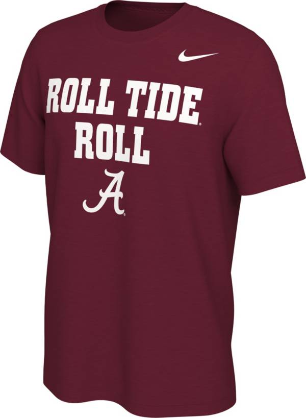 Nike Men's Alabama Crimson Tide Crimson Roll Tide Roll Mantra T-Shirt