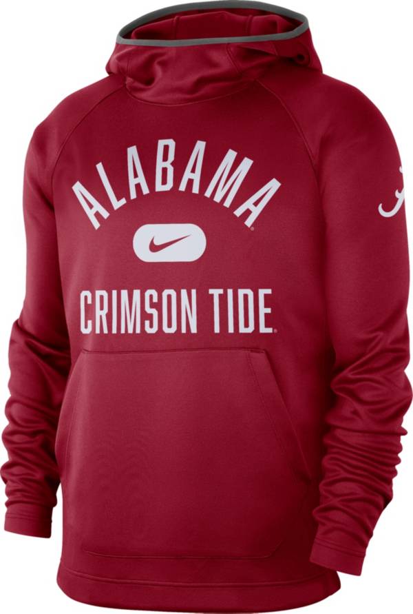 Nike Men's Alabama Crimson Tide Crimson Spotlight Basketball Pullover Hoodie