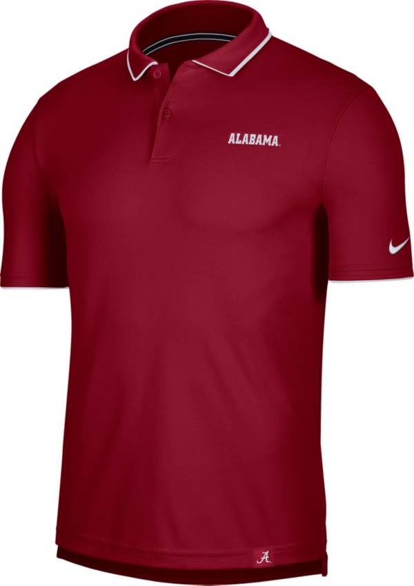 Nike Men's Alabama Crimson Tide Crimson Dri-FIT UV Polo