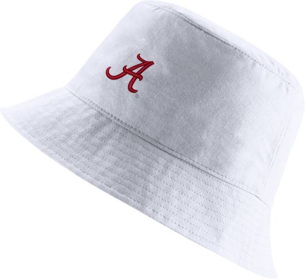 Nike Men's Alabama Crimson Tide Core Bucket White Hat
