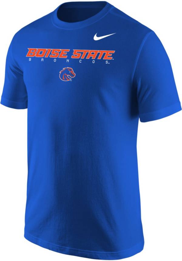 Nike Men's Boise State Broncos Blue Core Cotton Graphic T-Shirt