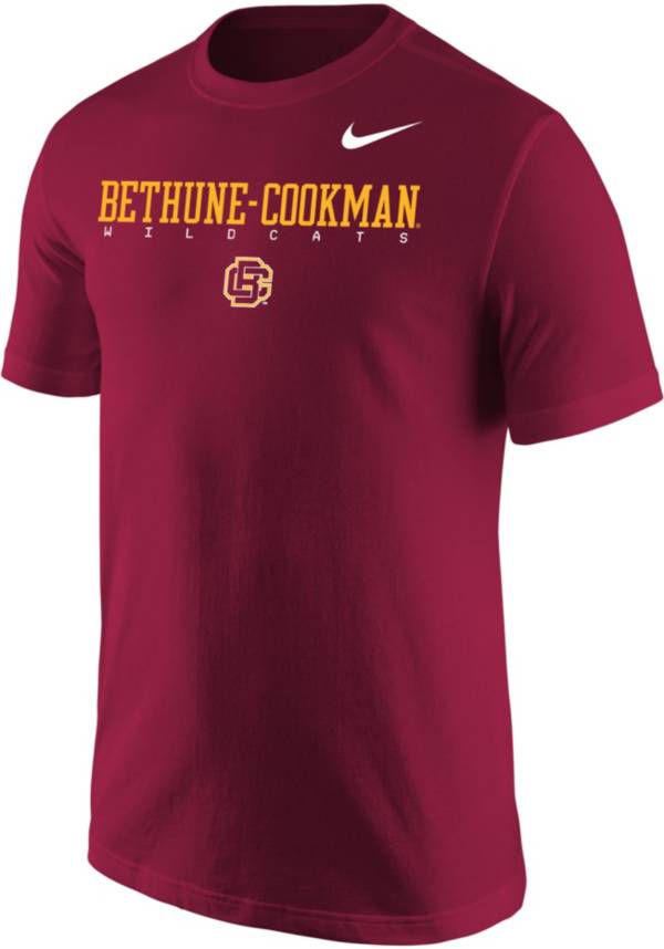 Nike Men's Bethune-Cookman Wildcats Maroon Core Cotton Graphic T-Shirt