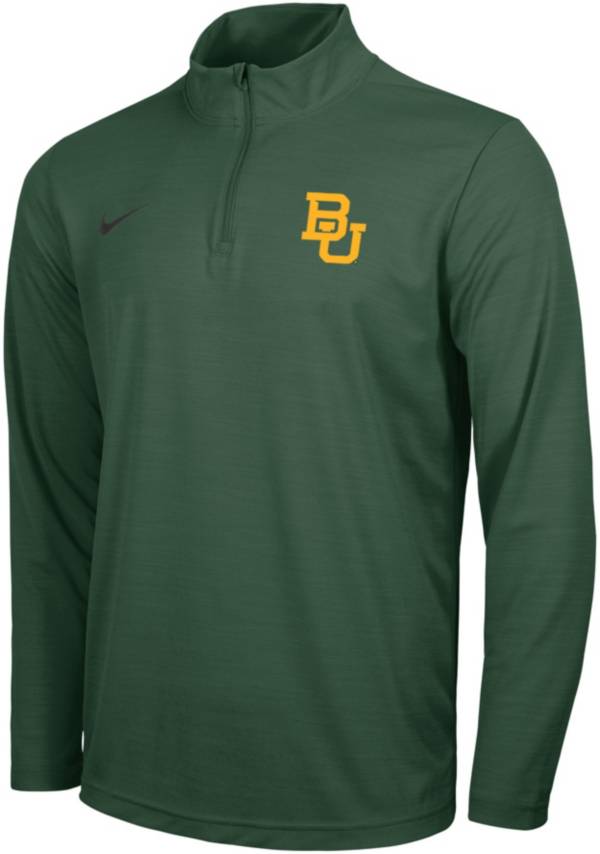Nike Men's Baylor Bears Green Intensity Quarter-Zip Shirt product image