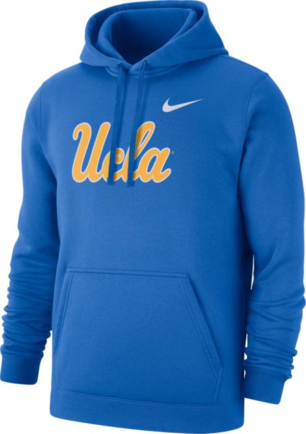 Nike Men's UCLA Bruins True Blue Club Fleece Pullover Hoodie