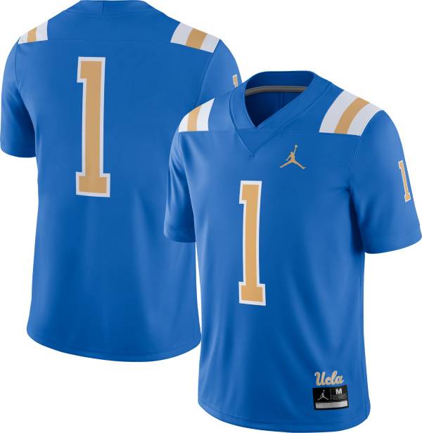 Jordan Men's UCLA Bruins #1 True Blue Dri-FIT Game Football Jersey product image