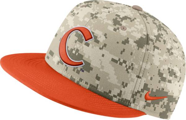 Nike Men's Clemson Tigers Camo Fitted Baseball Hat