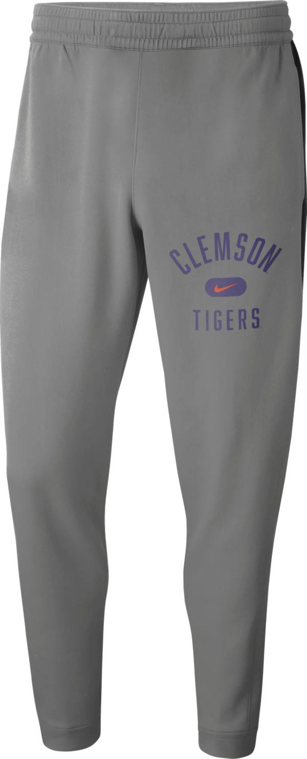 Nike Men's Clemson Tigers Grey Spotlight Basketball Pants product image