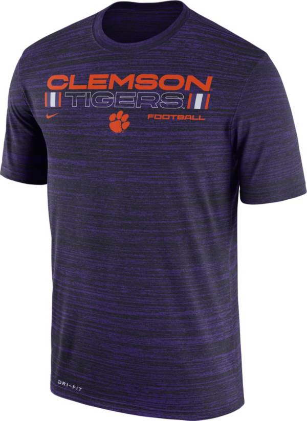 Nike Men's Clemson Tigers Regalia Velocity Legend Football T-Shirt