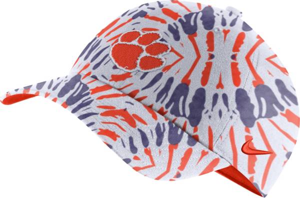 Nike Men's Clemson Tigers Orange Tie-Dye Heritage86 Festival Hat