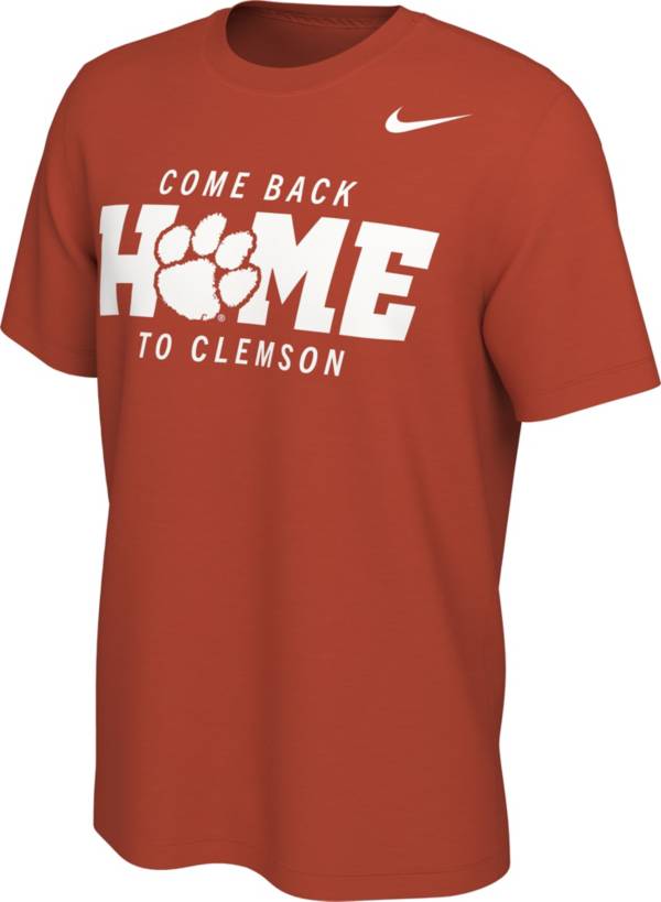 Nike Men's Clemson Tigers Orange Come Back Home Mantra T-Shirt