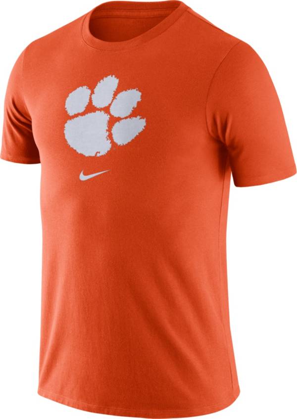 Nike Men's Clemson Tigers Orange Essential Logo T-Shirt
