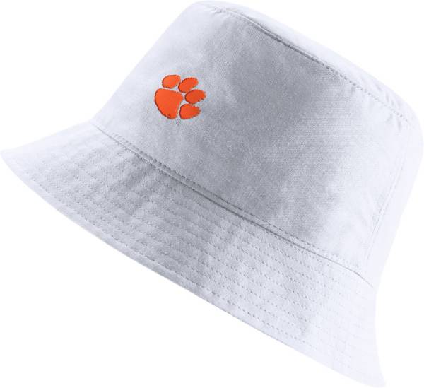 Nike Men's Clemson Tigers White Bucket Hat product image