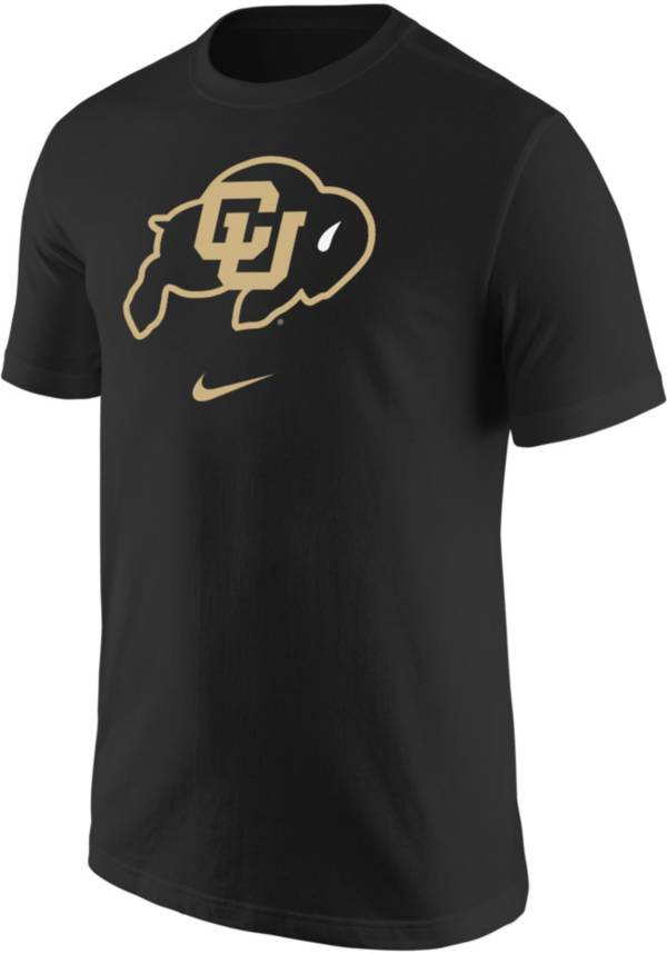 Nike Men's Colorado Buffaloes Core Cotton Logo Black T-Shirt product image