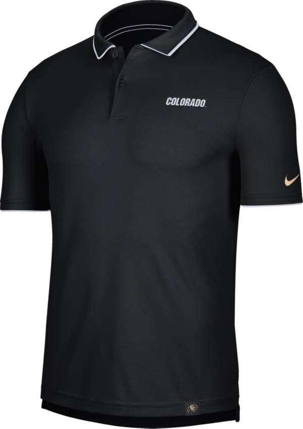 Nike Men's Colorado Buffaloes Dri-FIT UV Black Polo