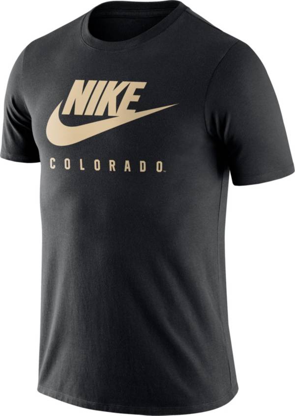 Nike Men's Colorado Buffaloes Black Futura T-Shirt