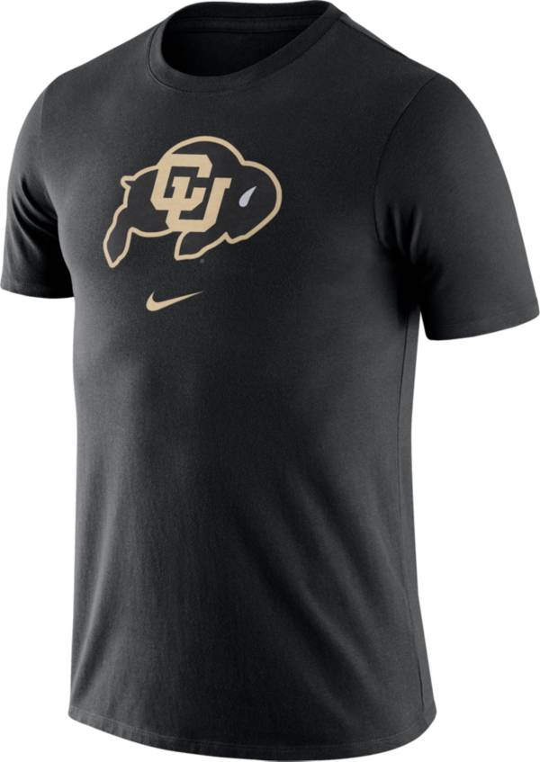 Nike Men's Colorado Buffaloes Essential Logo Black T-Shirt