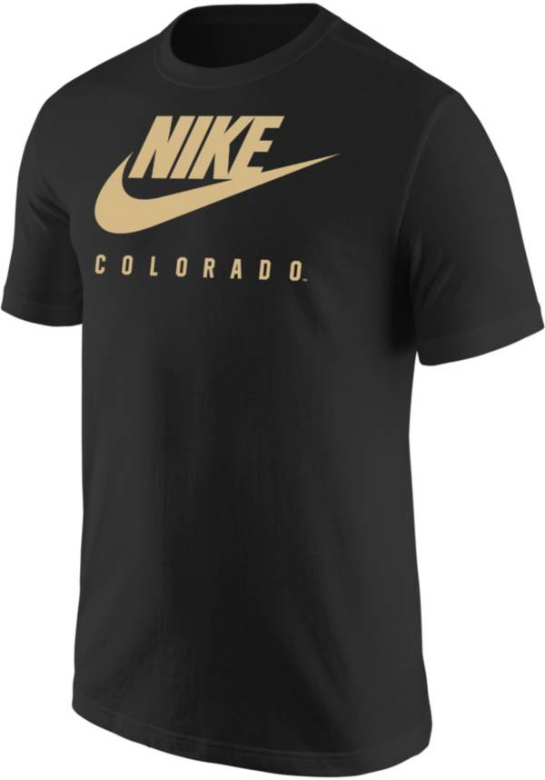 Nike Men's Colorado Buffaloes Black Futura T-Shirt