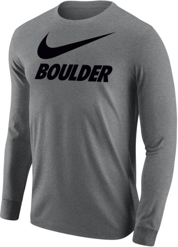 Nike Men's Boulder Grey City Long Sleeve T-Shirt