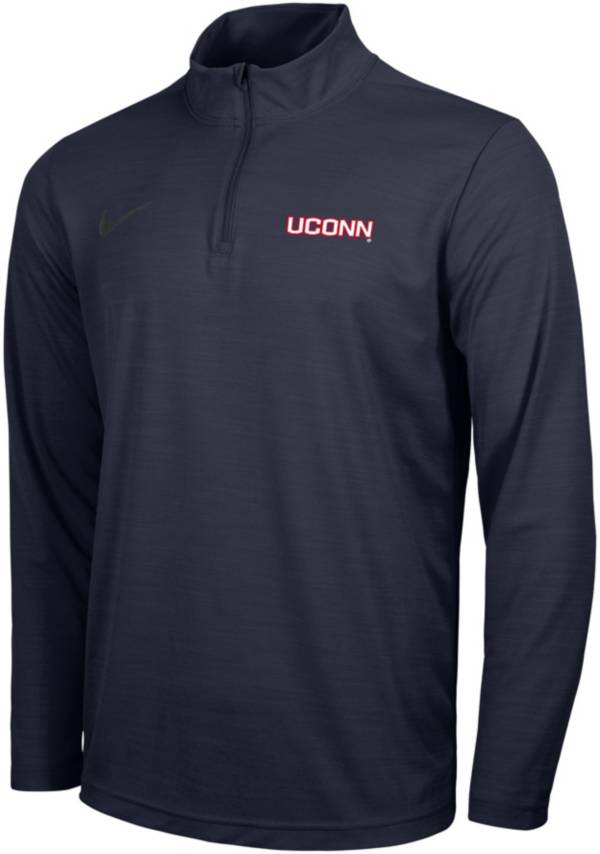 Nike Men's UConn Huskies Blue Intensity Quarter-Zip Shirt