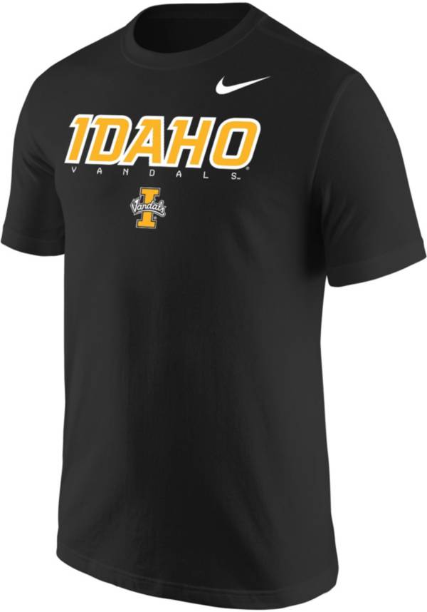 Nike Men's Idaho Vandals Core Cotton Graphic Black T-Shirt