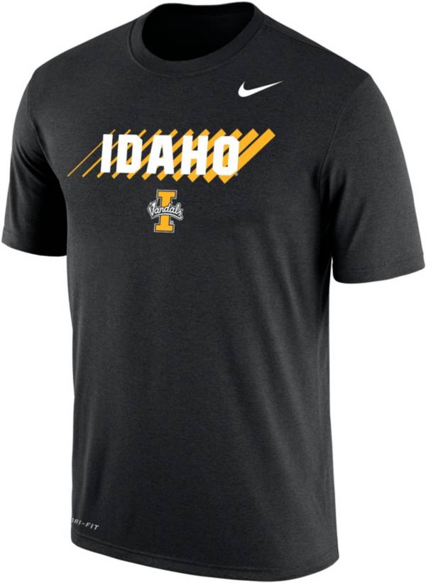 Nike Men's Idaho Vandals Dri-FIT Cotton Black T-Shirt