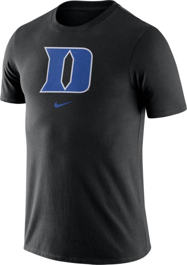 Nike Men's Duke Blue Devils Essential Logo Black T-Shirt