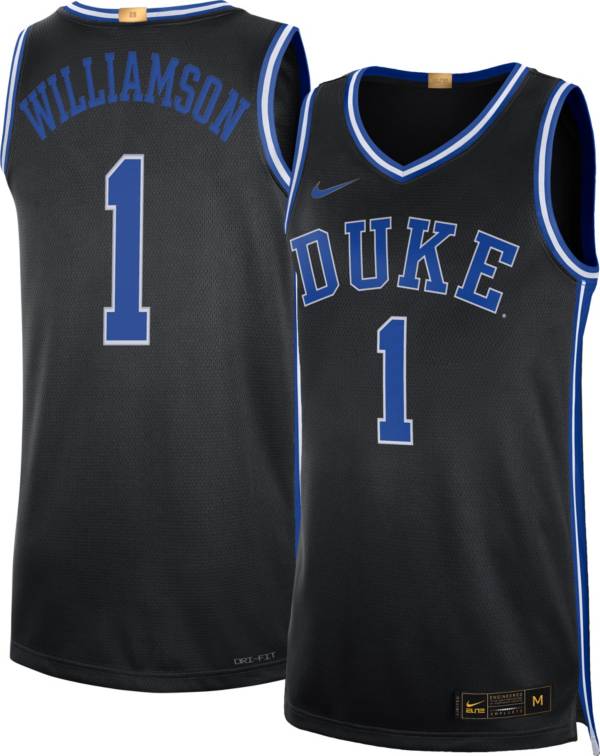 Nike Men's Duke Blue Devils Zion Williamson #1 Black Limited Basketball Jersey