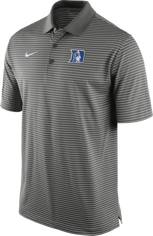 Nike Men's Duke Blue Devils Grey Stadium Polo