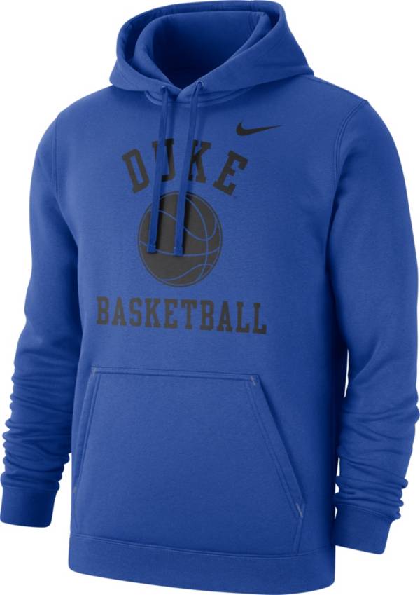 Nike Men's Duke Blue Devils Duke Blue Basketball Club Fleece Pullover Hoodie