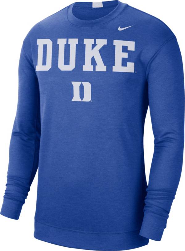 Nike Men's Duke Blue Devils Duke Blue Spotlight Basketball Long Sleeve T-Shirt