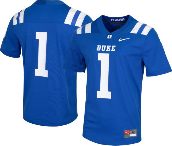 Nike Men's Duke Blue Devils #1 Blue Game Vapor Untouchable Football Jersey