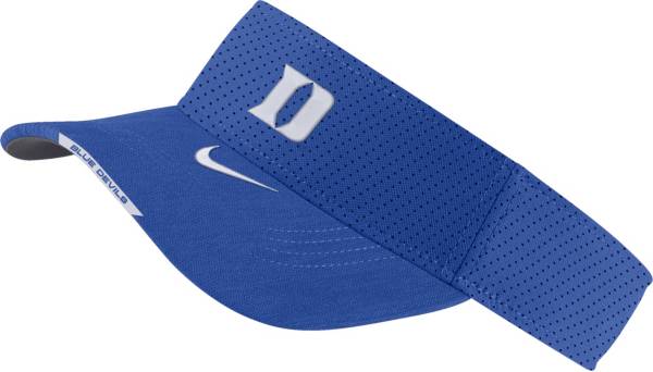 Nike Men's Duke Blue Devils Duke Blue Aero Football Sideline Visor