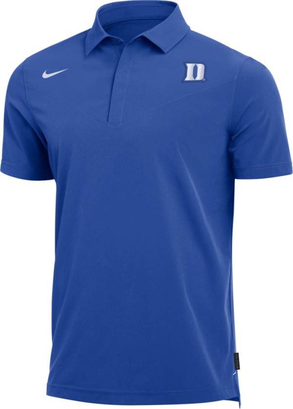 Nike Men's Duke Blue Devils Duke Blue Dri-FIT Football Sideline UV Polo