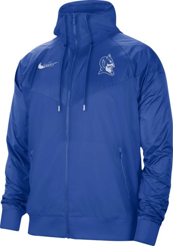 Nike Men's Duke Blue Devils Duke Blue Windrunner Vault Logo Jacket