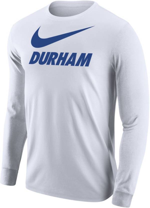 Nike Men's Durham City Long Sleeve White T-Shirt product image