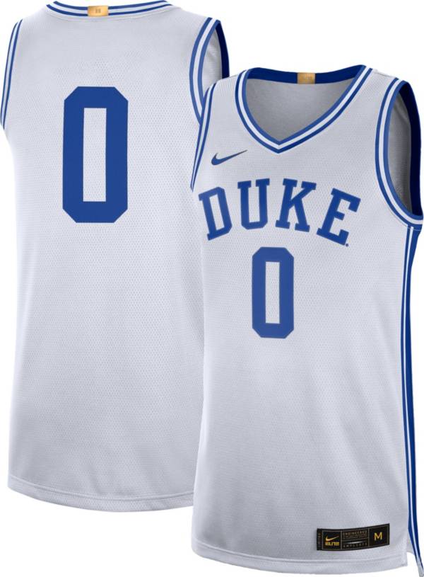 Nike Men's Duke Blue Devils #0 Limited Basketball White Jersey