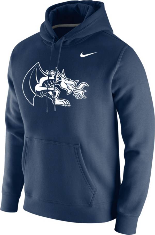 Nike Men's Drexel Dragons Blue Club Fleece Pullover Hoodie