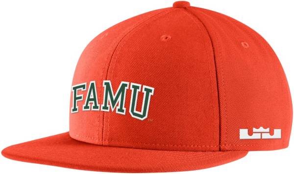 Nike x LeBron James Men's Florida A&M Rattlers Orange Snapback Hat