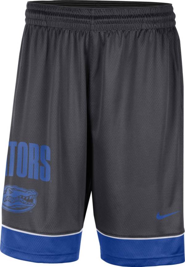 Nike Men's Florida Gators Grey Dri-FIT Fast Break Shorts